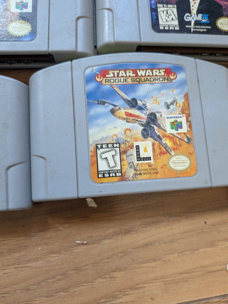 Star Wars Rogue Squadron Nintendo 64 N64 Game Cartridge Used
