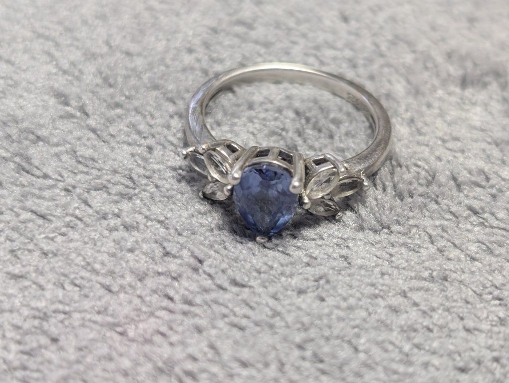 Sapphire Silver Ring