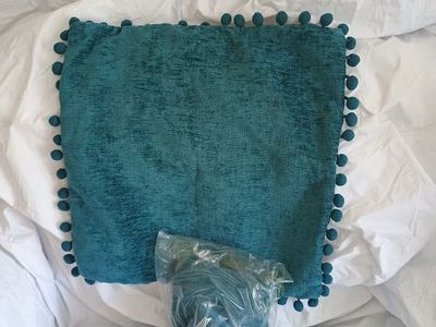 Set of 2 Blue Throw Pillow Covers, Brand New and Unused