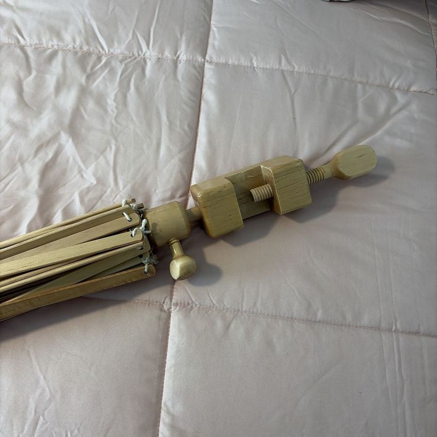 Wooden Yarn Swift Skein Winder Umbrella Style Craft Tool