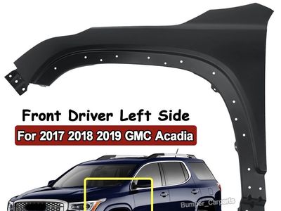 For 2017-2019 GMC Acadia Left Driver Side Front Fender Primed Steel