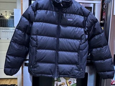 Mens Patagonia heavy down coat puffer XL