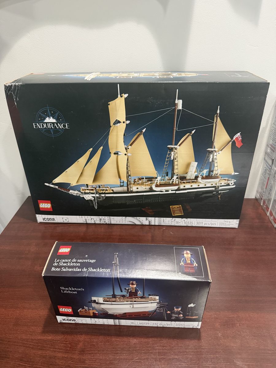 New LEGO Icons 10335 Endurance Ship & Shackleton's Lifeboat 4543 Pcs Collectors Set