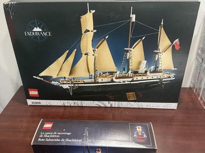 New LEGO Icons 10335 Endurance Ship & Shackleton's Lifeboat 4543 Pcs Collectors Set
