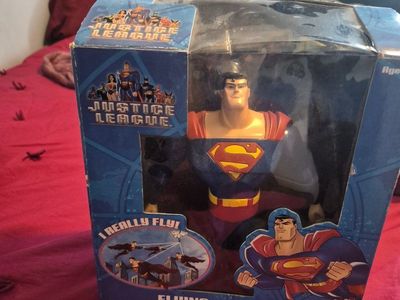 Justice League Flying Superman Action Figure - Large DC Comics Collectible Toy New in Box