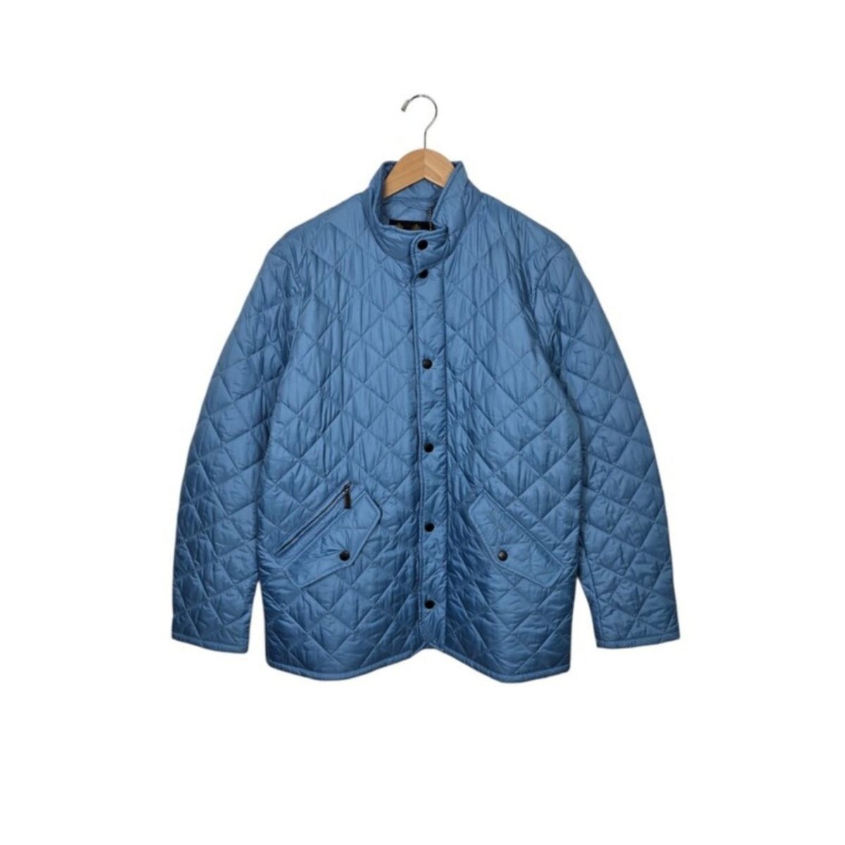 NEW Barbour Men's Flyweight Chelsea Quilt Jacket Sky Blue Medium