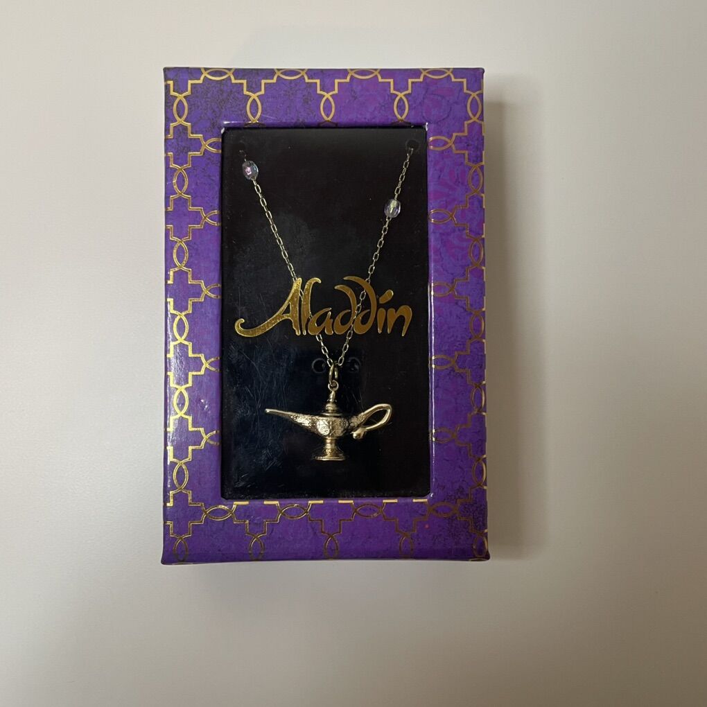Disney Aladdin Genie Lamp Pendant Necklace