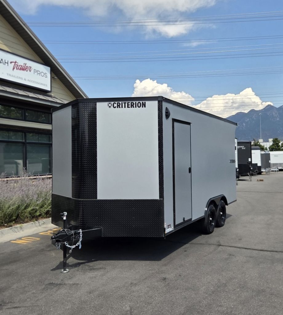 2027 Criterion 8x16 / 8.5x16 .080 Aluminum Exterior Enclosed Cargo Trailer New