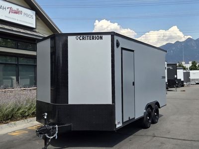 2027 Criterion 8x16 / 8.5x16 .080 Aluminum Exterior Enclosed Cargo Trailer New