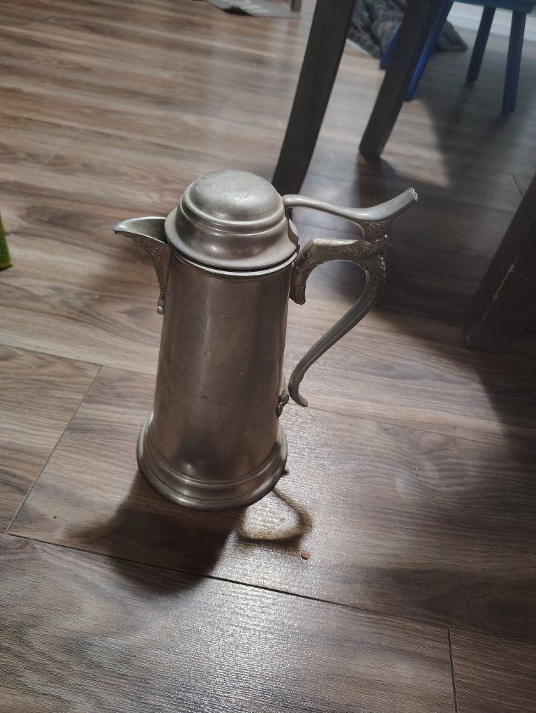 Fine English Pewter Tankard Mug Crafted in Sheffield England