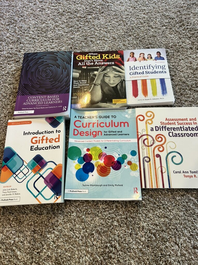 Teacher Gifted Endorsement Books