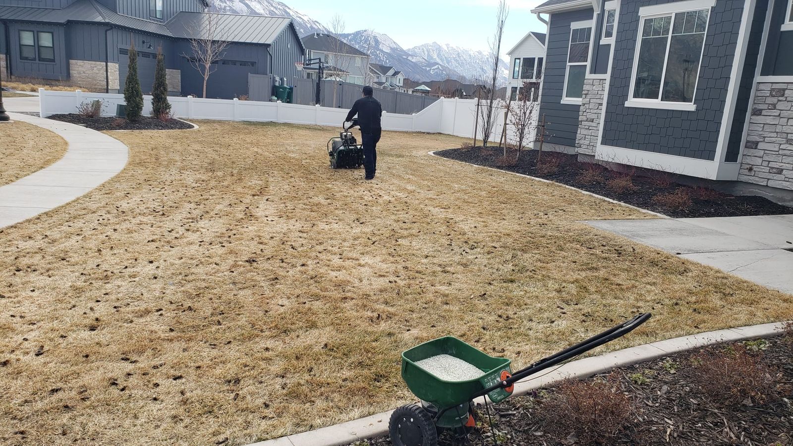 Aeration & power rake