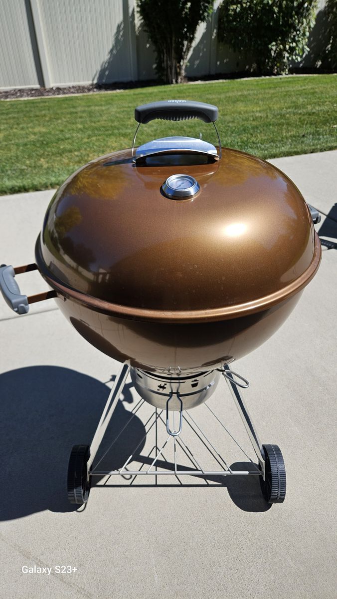 Grill Tonight!! Deluxe Weber Original Kettle Bundle