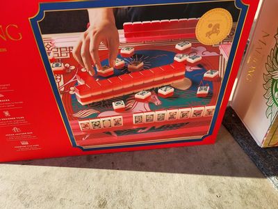 Acrylic Mahjong Horse Lunar Tiles Set