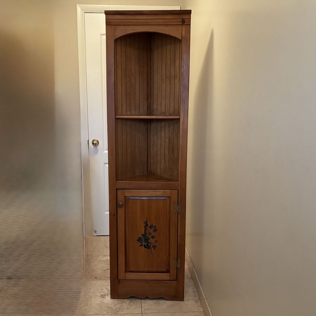 Wood Kitchen Corner Cabinet Shelve