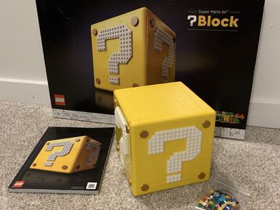 LEGO Super Mario 64 Question Mark Block Set 71395 - Complete with Box & Manual