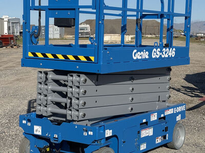 2025 New! *In Stock* Genie GS-3246 E-Drive (32') Scissor Lift (id.9373)