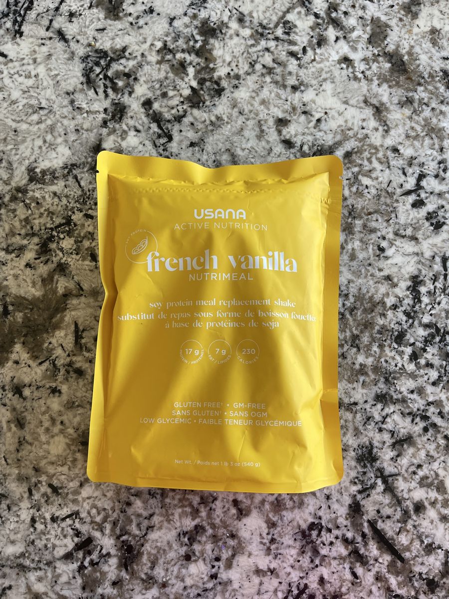 Usana Active Nutrition French Vanilla Nutrimeal Soy Protein