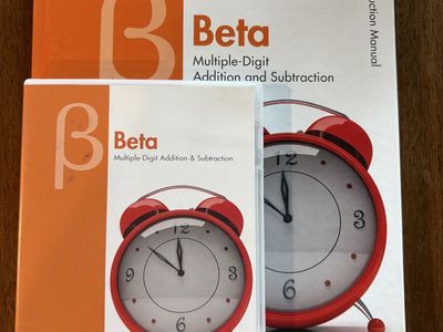 Math U See Beta Curriculum Teachers Manual + DVD