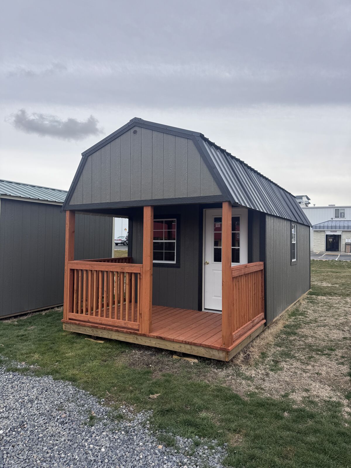 10x24 Lofted Barn Cabin Shed