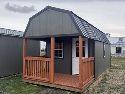 10x24 Lofted Barn Cabin Shed