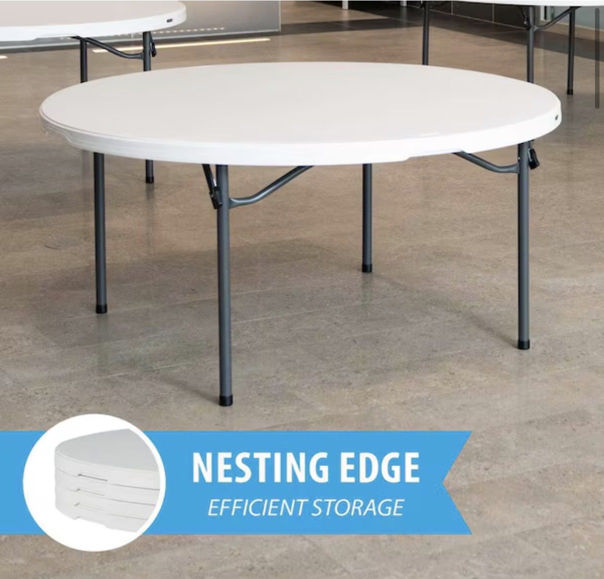Stackable 60” life time tables