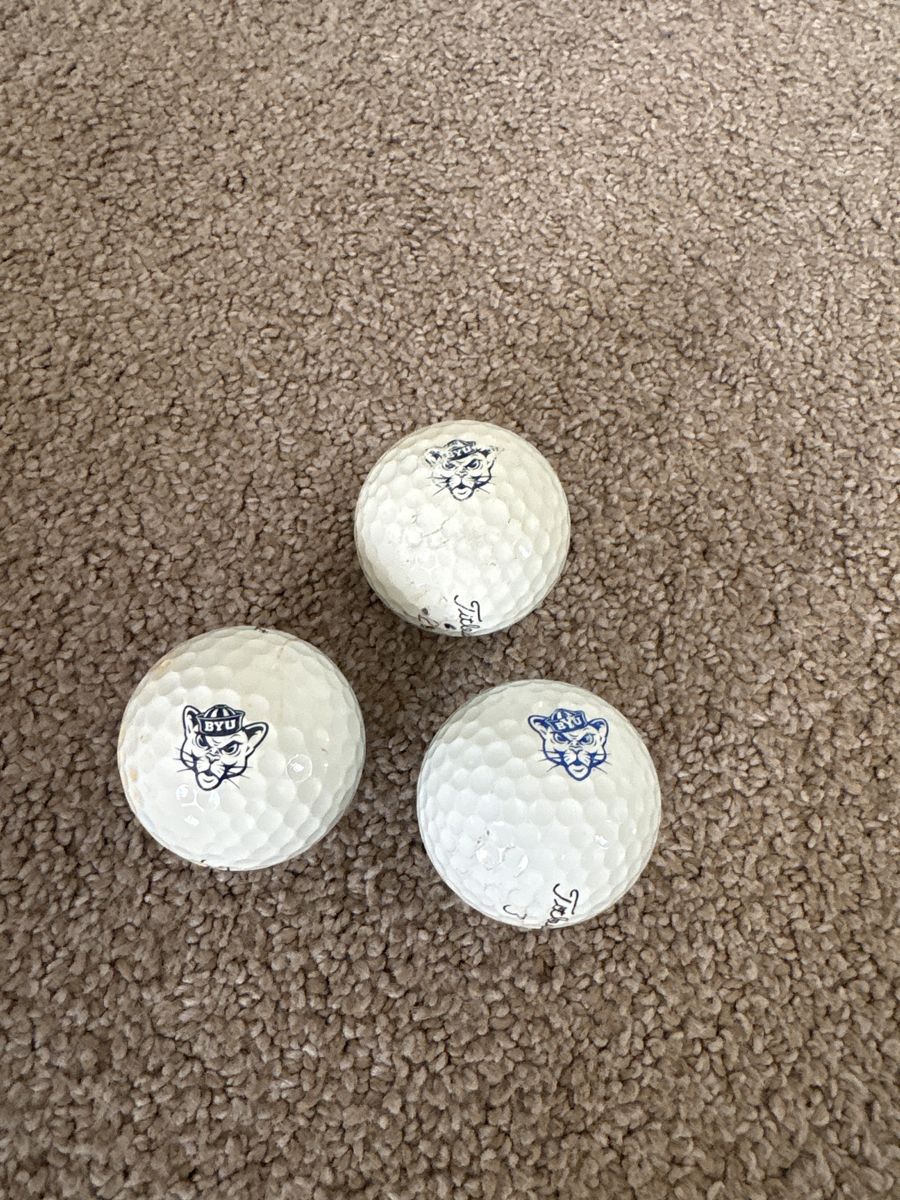 BYU Prov1 titleist golf balls