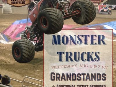 Family 4 pack to monster trucks at Weber fair August 6th