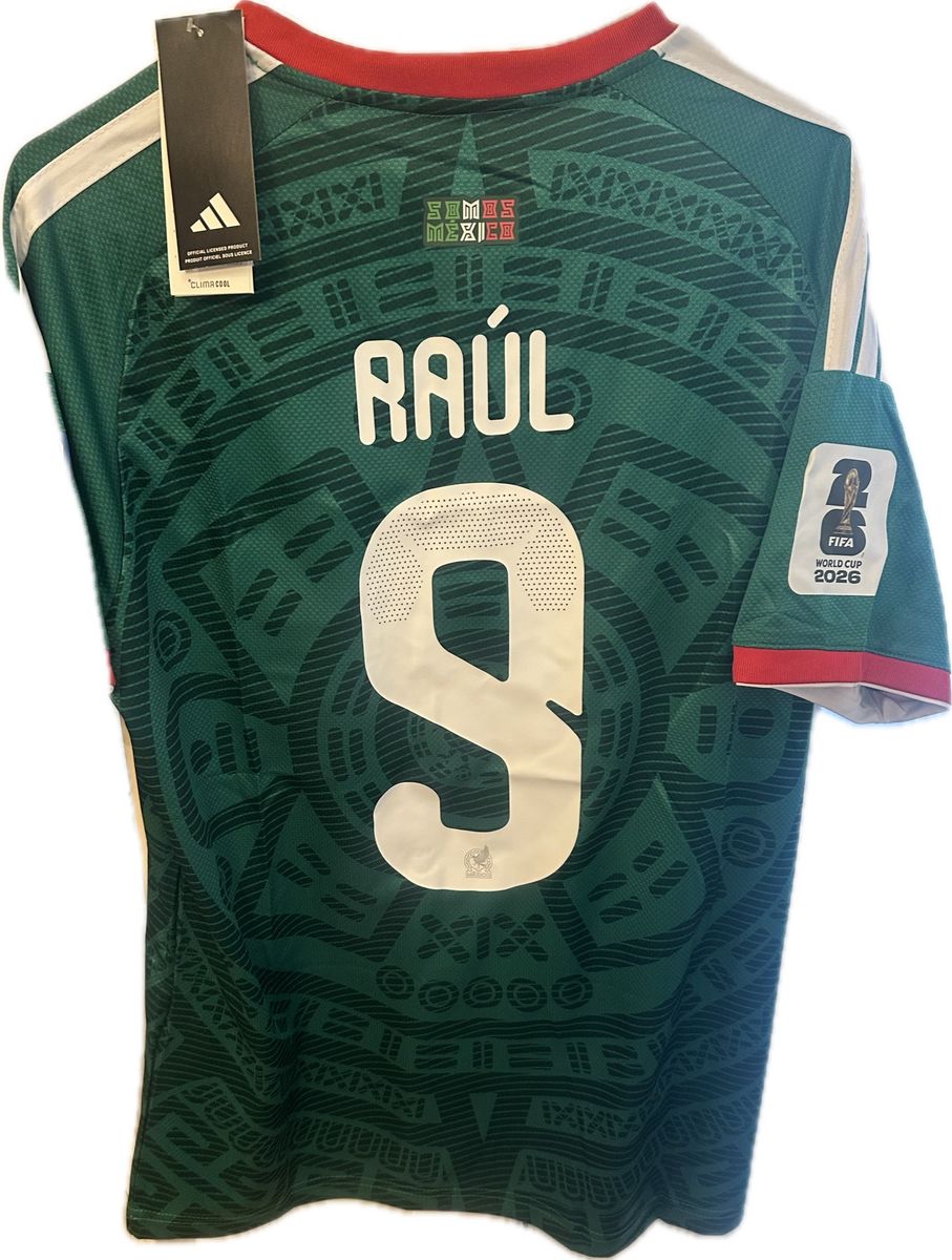 Mexico  Soccer jersey Medium & Large Raul Jimenez#9