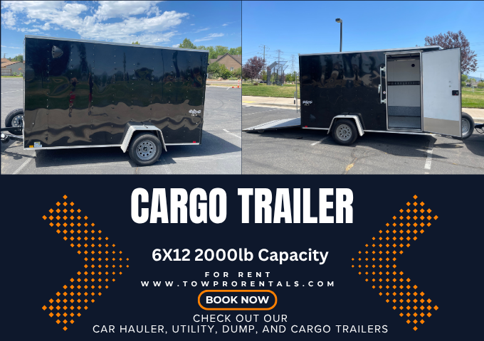 Secure, Spacious, and Always Ready. The 6x12 Cargo Trailer