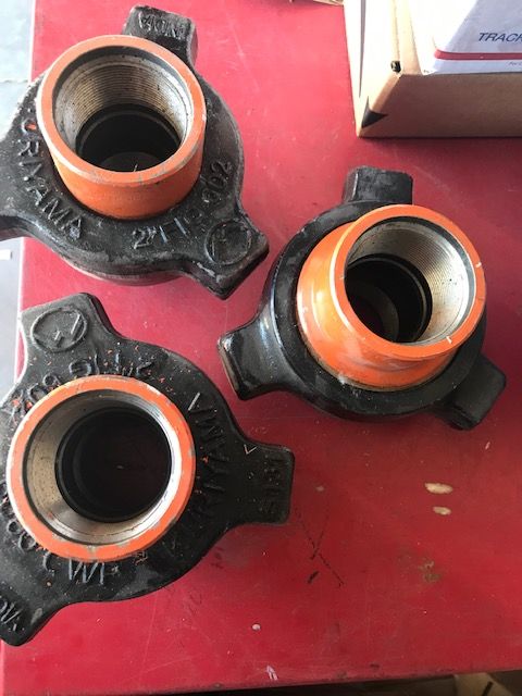 Qty 1 piece -2" hammer unions Fig 602 6000 cwp Oil well uses and more