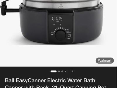 Canner With Electric Water Bath