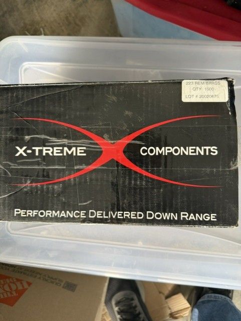223 New UnPrimed Brass 3x1000