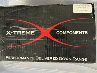 223 New UnPrimed Brass 3x1000