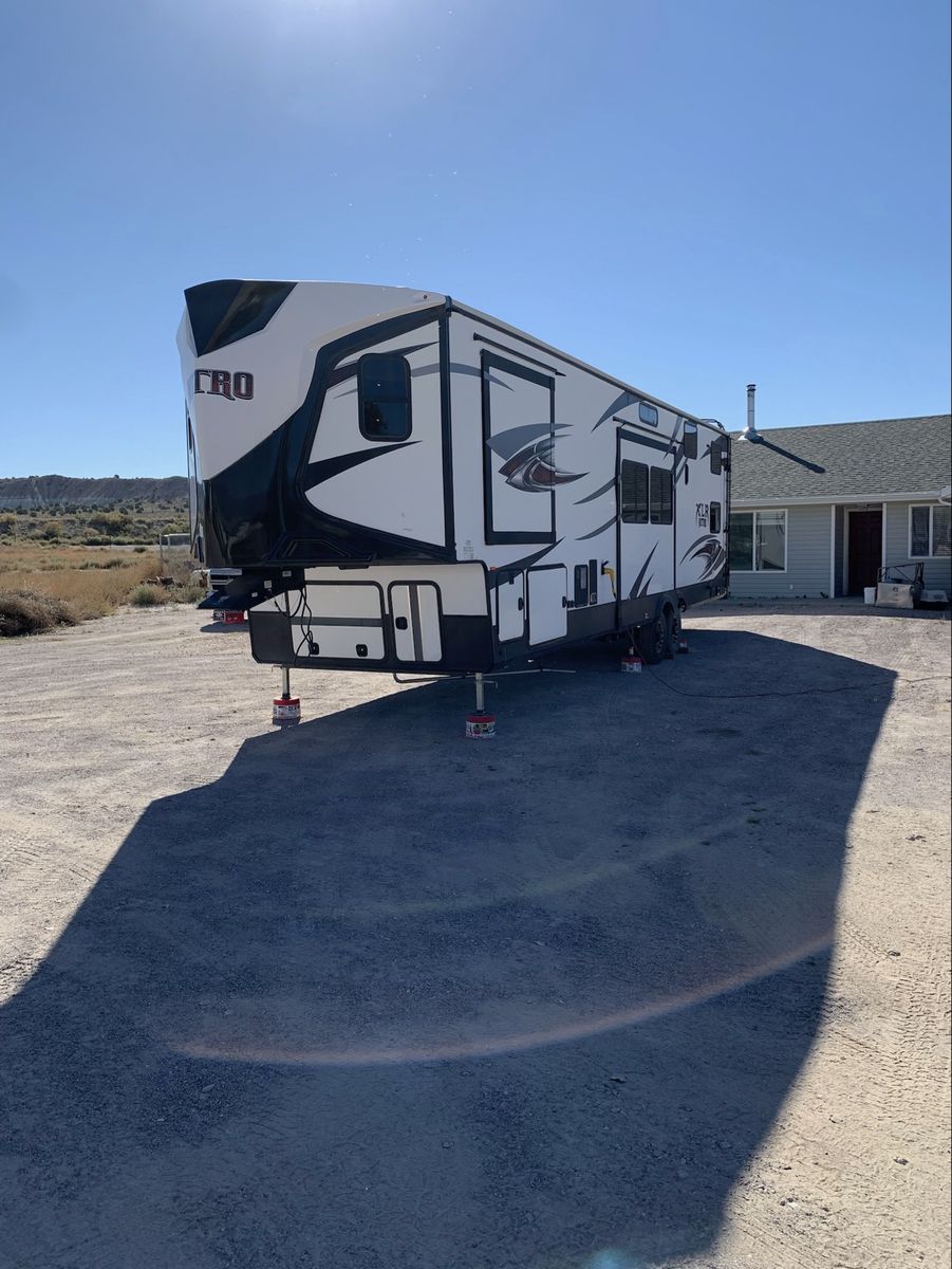 2019 Forest River XLR Nitro Travel Trailer, Well-Maintained Toy Hauler, Sleeps 4-6, A/C, Awning