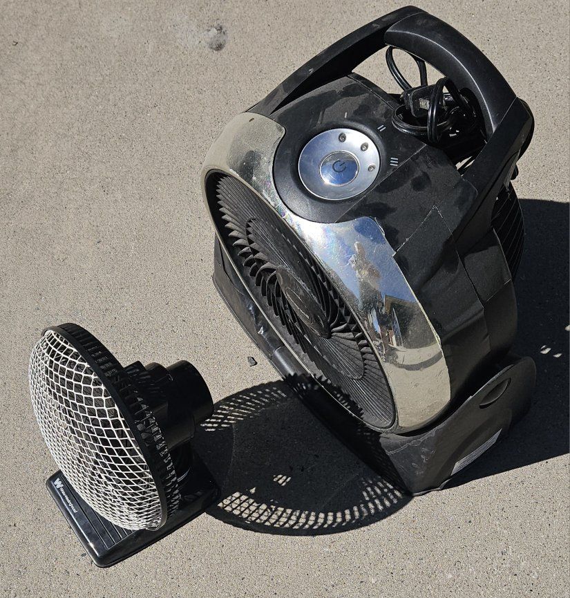 2 working fans $10.00 OGDEN
