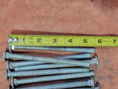 3/8 carriage bolts
