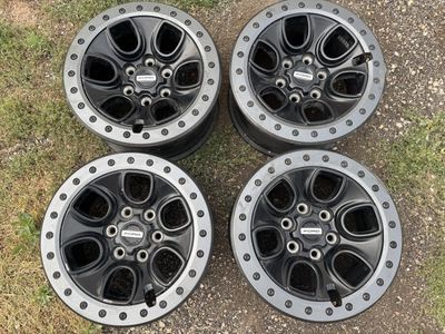 4 Ford F150 Wheels / Rims Black and Chrome