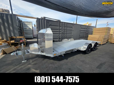 2026 Aluma 8218 LP Tilt (7X18) Aluminum Car Hauler Utility Trailer