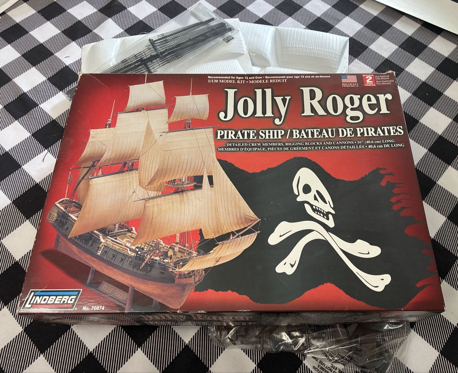 Vintage Pirate Ship Model