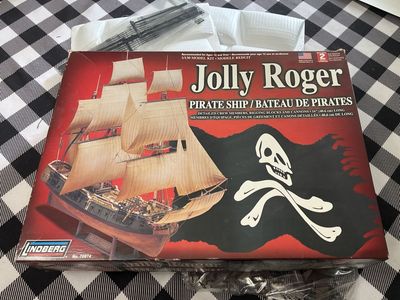 Vintage Pirate Ship Model