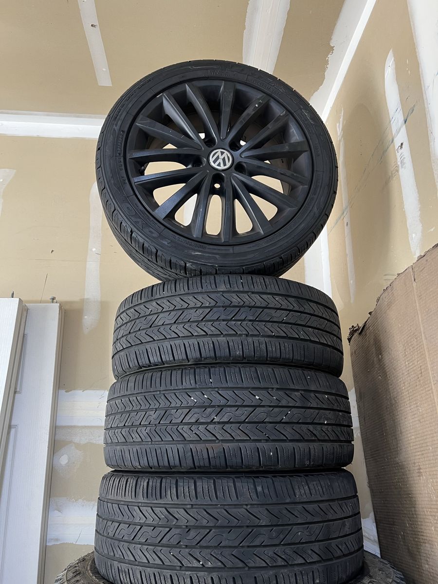 5x112 Good set of 4 wheels with Extensa HP2 tires