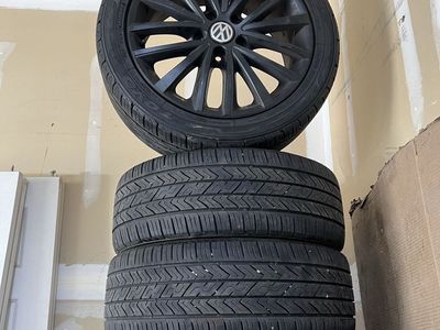 5x112 Good set of 4 wheels with Extensa HP2 tires