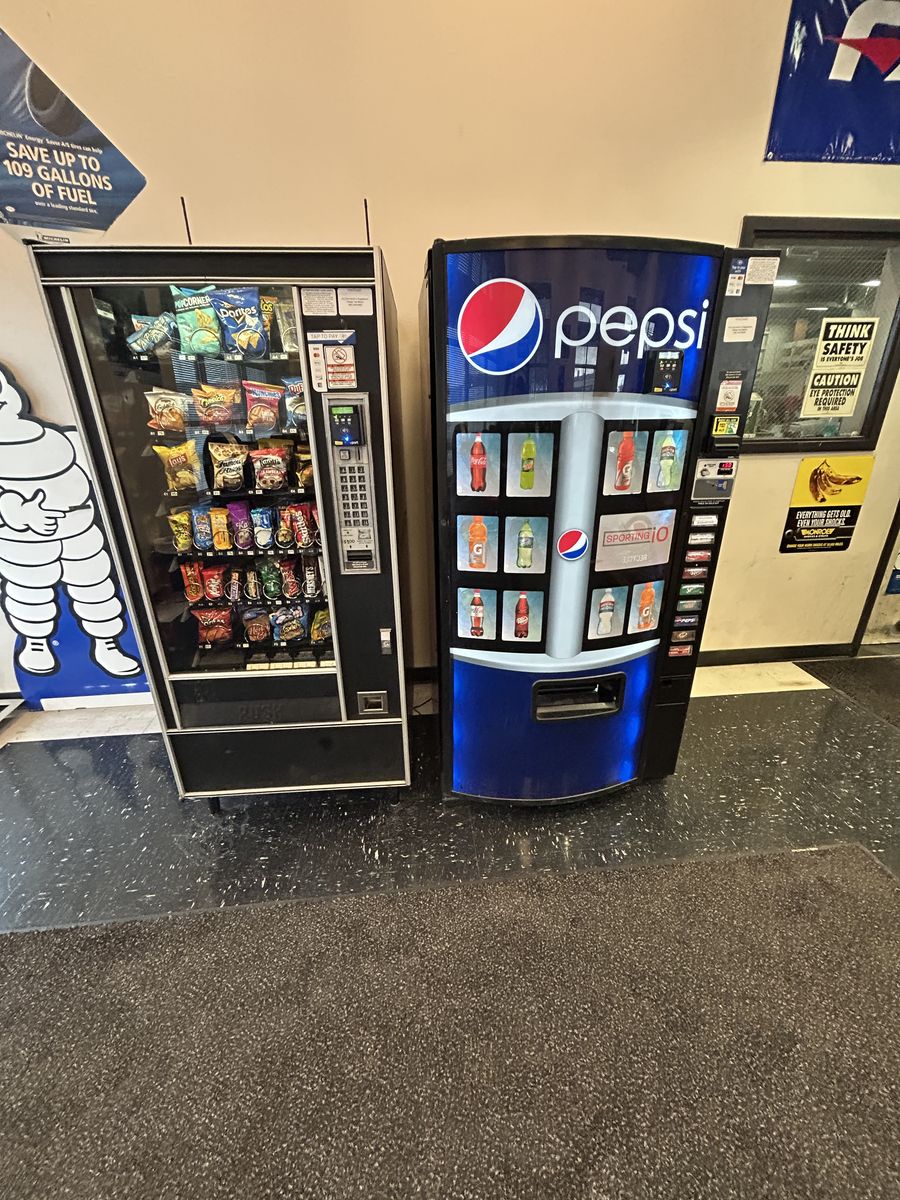 Vending Account Placed $2,500