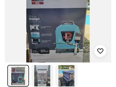 NEW 20L Electric Mixing Power Brush Backpack Sprayer