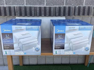 Midea 8,000 BTU U-Shape Window Air Conditioner AC Unit - New Never Used! Only One Left