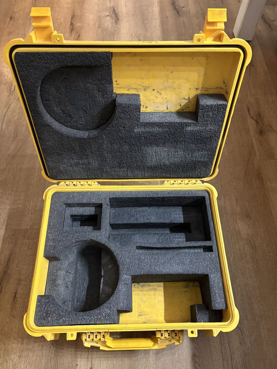 Pelican hard case for protecting valuable equipment