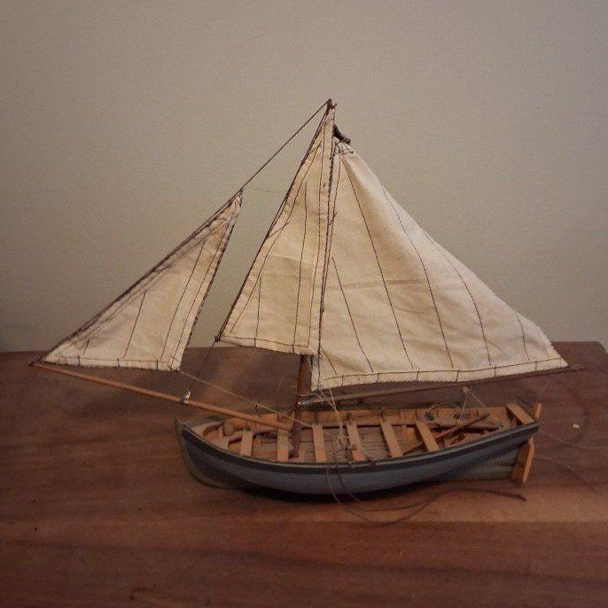 Vintage Model Sailboat