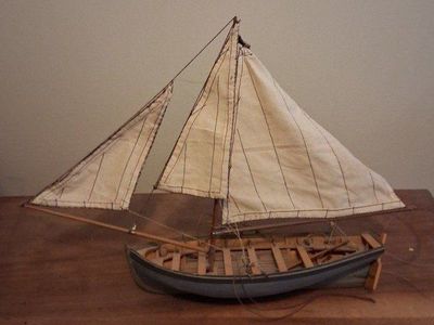 Vintage Model Sailboat