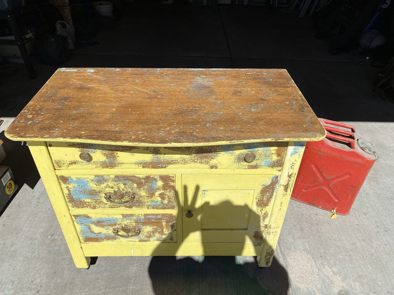 Antique Wash Basin Dresser